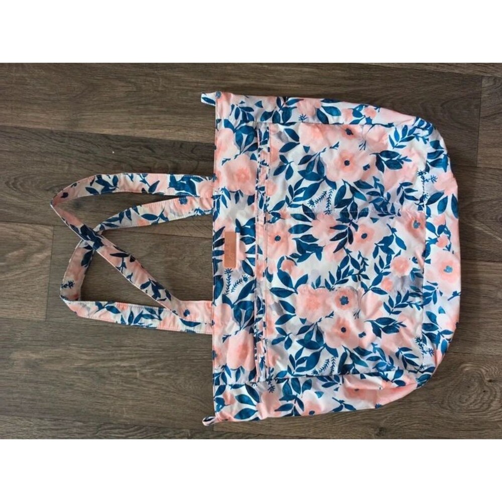 JuJuBe Floral Tote Bag – Pink & Blue